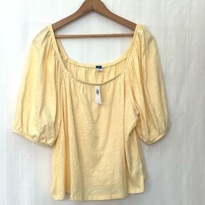 NWT Old Navy Light Yellow Women's Blouse